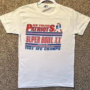 New England Patriots Super Bowl XX T-Shirt - White